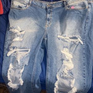 Plus size jeans